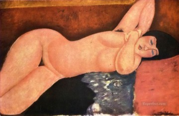 reclining Art - reclining nude Amedeo Modigliani